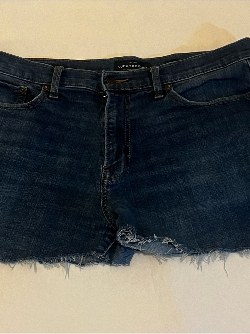 Lucky Brand Dark Wash Denim Cutoff Shorts
